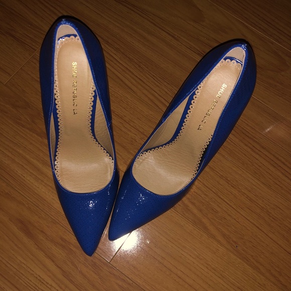 Blue Stiletto Heels - Picture 3 of 5